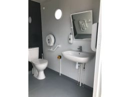 BUNGALOW SANITARIO PMR MORGON CON DUCHAS