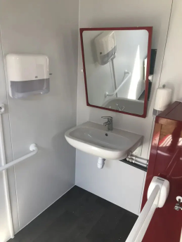 SANITARIO CONTENEDOR PARA DISCAPACITADOS