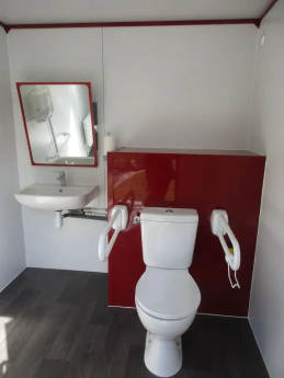 SANITARIO CONTENEDOR PARA DISCAPACITADOS