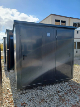 CONTENEDOR SANITARIO DOBLE 2 CABINAS 245x173x229