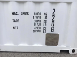 CONTENEDOR DE OBSERVACIÓN DE 20 PIES