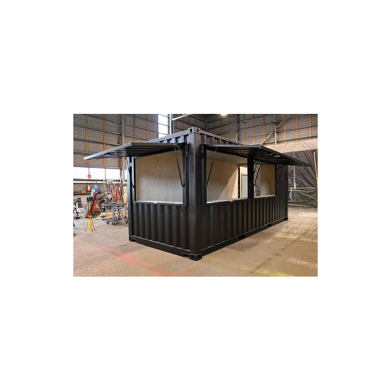 CONTENEDOR MARÍTIMO DE 6 METROS EQUIPADO PARA USO DE BAR/CAFETERÍA