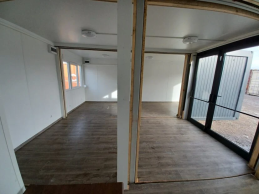 BUNGALOW CON INSTALACIONES SANITARIAS (50M2)