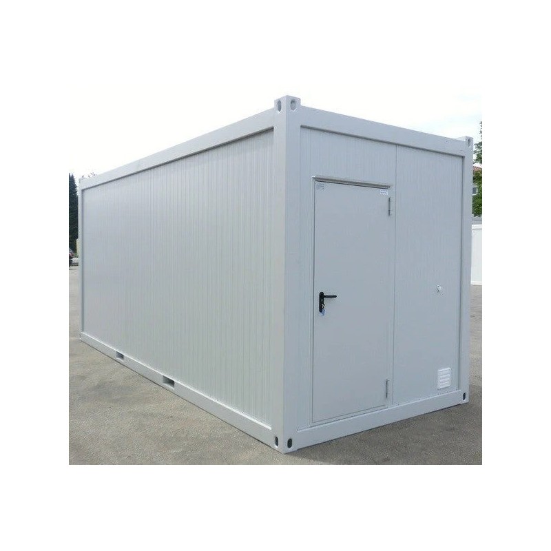 MÓDULO CONTENEDOR DE 20 PIES + 2 VENTANAS + 1 PUERTA