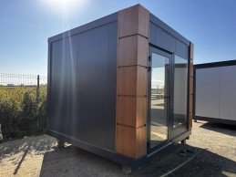 PABELLÓN COMERCIAL CONTENEDOR 3x3 OFICINA CASETA DE GUARDIA