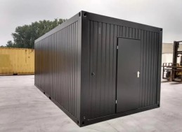 CONTENEDOR DE OFICINA NEGRO 6x3