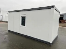 CONTENEDOR DE OFICINA ESTÁNDAR CON PUERTA CENTRAL