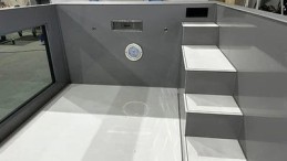 PISCINA DE POLIPROPILENO de 6,5 M x 2,5 M CON VENTANA DE PISCINA DE 4M