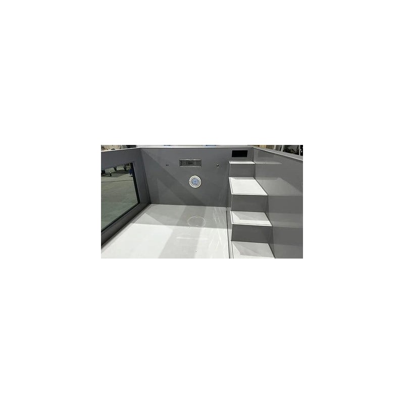 PISCINA DE POLIPROPILENO de 6,5 M x 2,5 M CON VENTANA DE PISCINA DE 4M