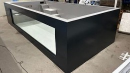 PISCINA DE POLIPROPILENO de 6,5 M x 2,5 M CON VENTANA DE PISCINA DE 4M