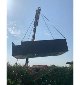 MINI CONTENEDOR DE PISCINA MÓVIL 5M25x2M55x1M26