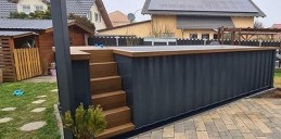 PISCINA CONTENEDOR DE 6,2 M x 2,5 M CON BOMBA DE CALOR