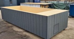 CONTENEDOR DE POLIPROPILENO PARA PISCINA 6,5X2,6 M