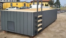 CONTENEDOR DE POLIPROPILENO PARA PISCINA 6,5X2,6 M