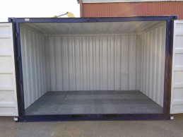 CONTENEDOR DE 4M CON DEPÓSITO DE DRENAJE