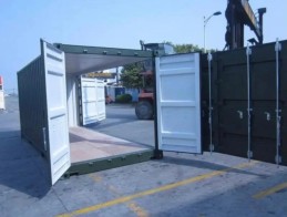 CONTENEDOR MARITIMO OPEN SIDE DE 20 PIES - SEMINUEVO