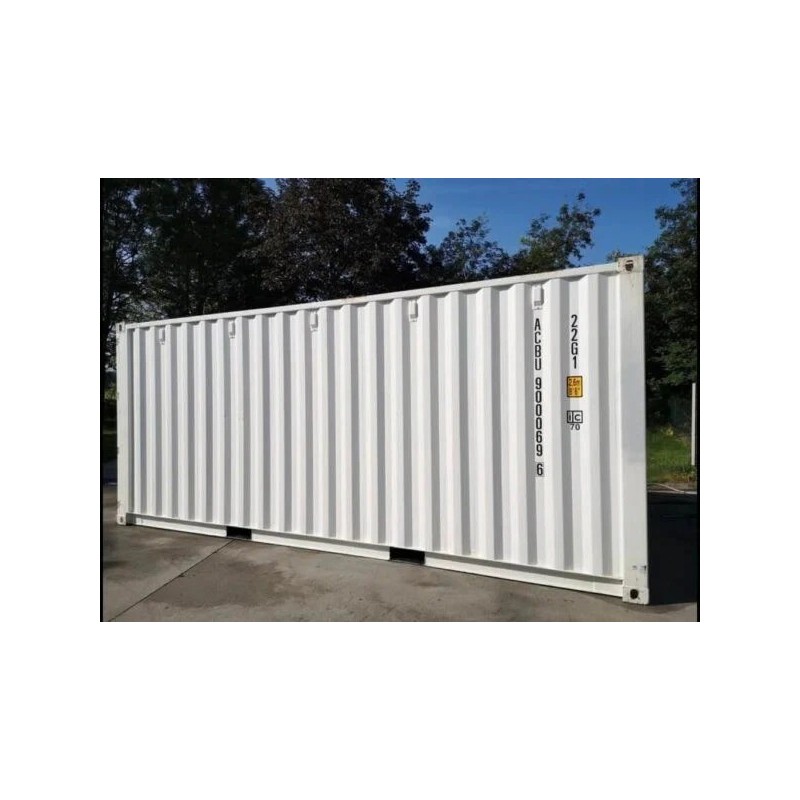 CONTENEDOR MARÍTIMO DE 20 PIES, BLANCO - NUEVO