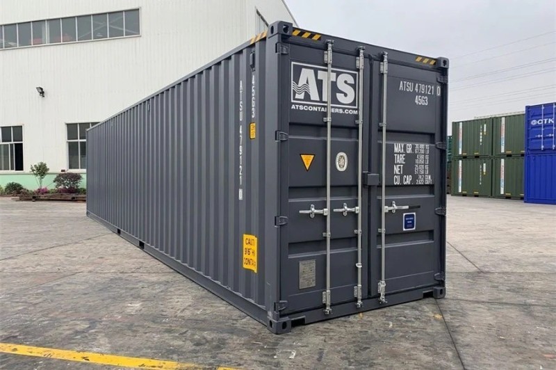 CONTENEDOR MARITIMO DE 40 PIES CUBO ALTO CON PUERTAS LATERALES - NUEVO