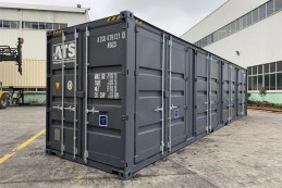 CONTENEDOR MARITIMO DE 40 PIES CUBO ALTO CON PUERTAS LATERALES - NUEVO
