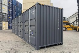 CONTENEDOR MARITIMO DE 40 PIES CUBO ALTO CON PUERTAS LATERALES - NUEVO