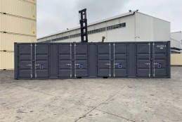 CONTENEDOR MARITIMO DE 40 PIES CUBO ALTO CON PUERTAS LATERALES - NUEVO